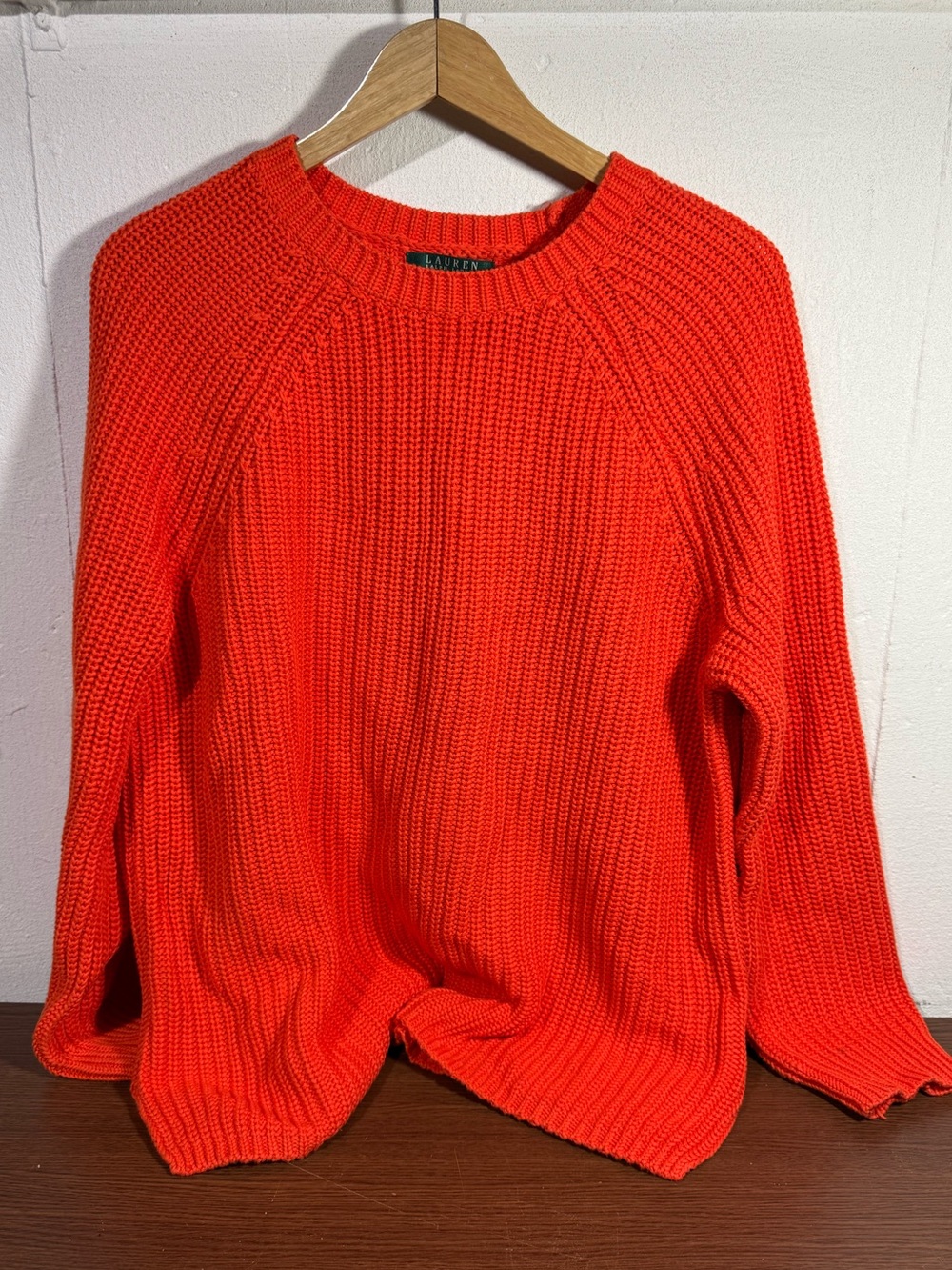 Ralph Lauren Cotton Knit Sweater 1X
